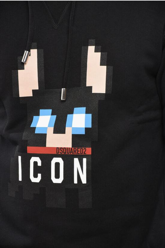  디스퀘어드2 후드 티셔츠 S79GU0105S25516900 Black - DSQUARED2