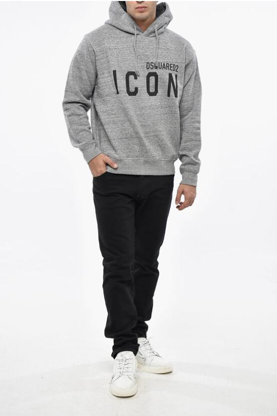  디스퀘어드2 후드 티셔츠 S79GU0085S25477860M Gray - DSQUARED2