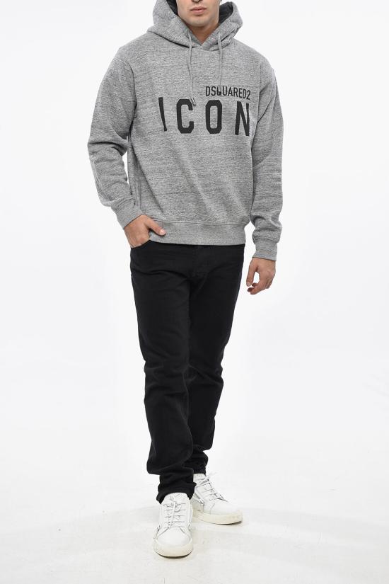  디스퀘어드2 후드 티셔츠 S79GU0085S25477860M Gray - DSQUARED2