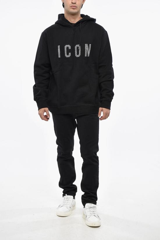  디스퀘어드2 후드 티셔츠 S79GU0106S25516900 Black - DSQUARED2