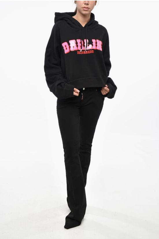  디스퀘어드2 후드 티셔츠 S72GU0442S25516900 Black - DSQUARED2