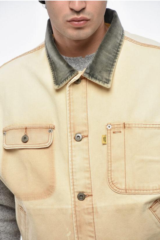  갤러리 디파트먼트 데님 자켓 LGV 6059 TAN Beige - GALLERY DEPT