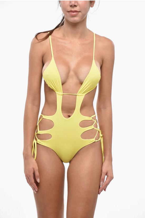  디스퀘어드2 원피스 수영복 D6BUJ3560 ISA01 730 Yellow