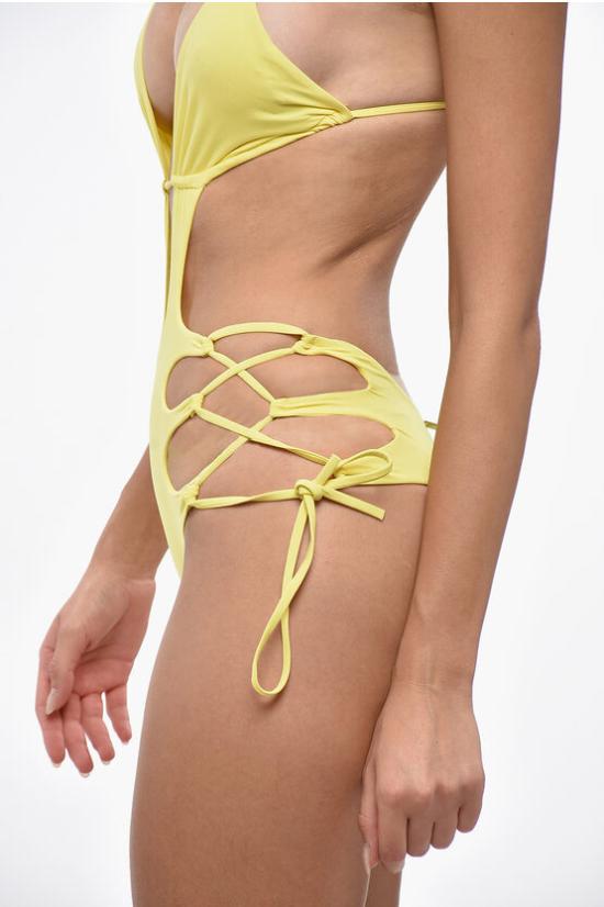  디스퀘어드2 원피스 수영복 D6BUJ3560 ISA01 730 Yellow - DSQUARED2