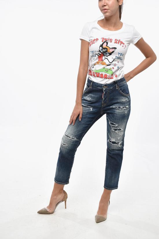  디스퀘어드2 데님 팬츠 S72LB0663S30789470 Blue - DSQUARED2