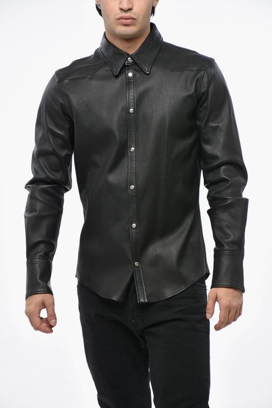  디스퀘어드2 가죽 자켓 S71DM0663SY1521900 Black