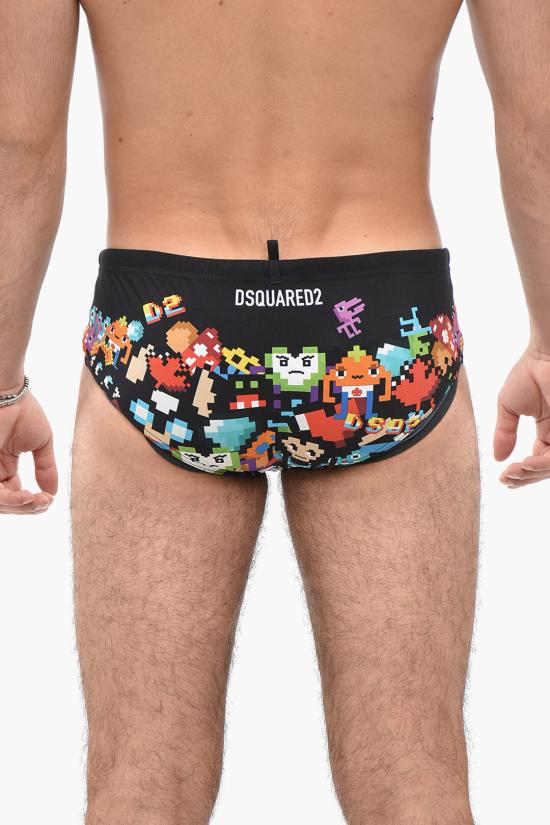  디스퀘어드2 스윔팬츠 D7B455300ISA01001 Black - DSQUARED2