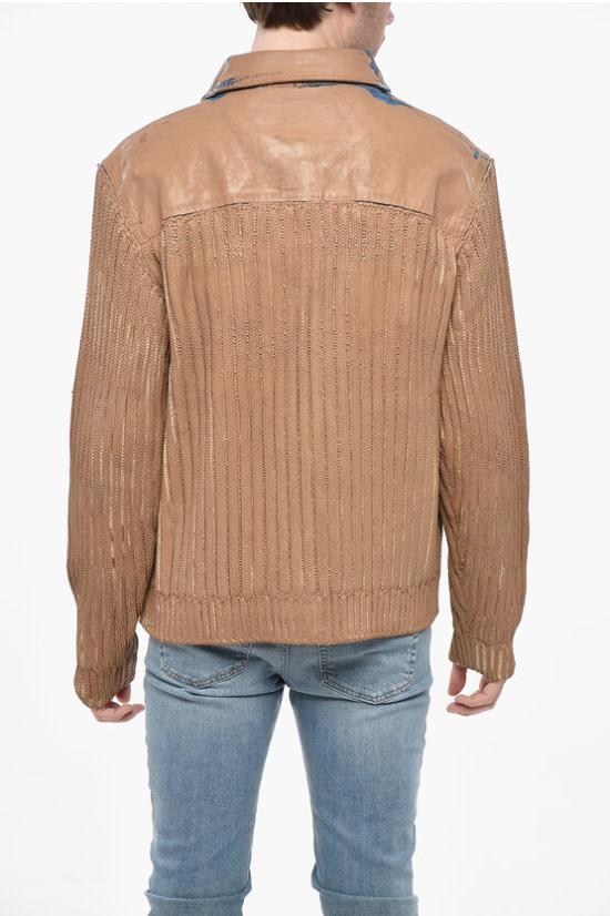  디젤 데님 자켓 A06737 0DLAW 79G Beige - DIESEL