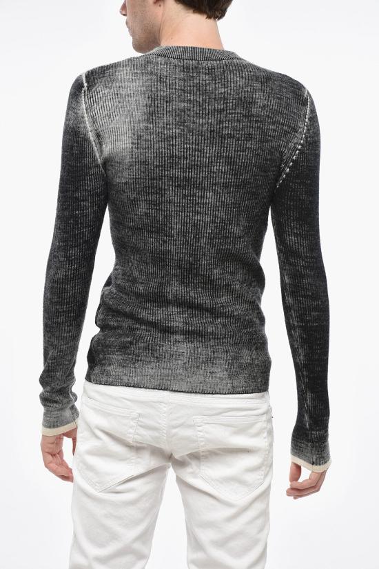  디젤 스웨터 A06735 0CGBU 9XX Black White - DIESEL