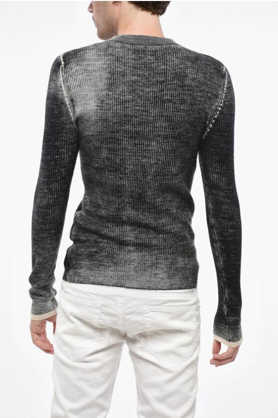  디젤 스웨터 A06735 0CGBU 9XX Black White - DIESEL