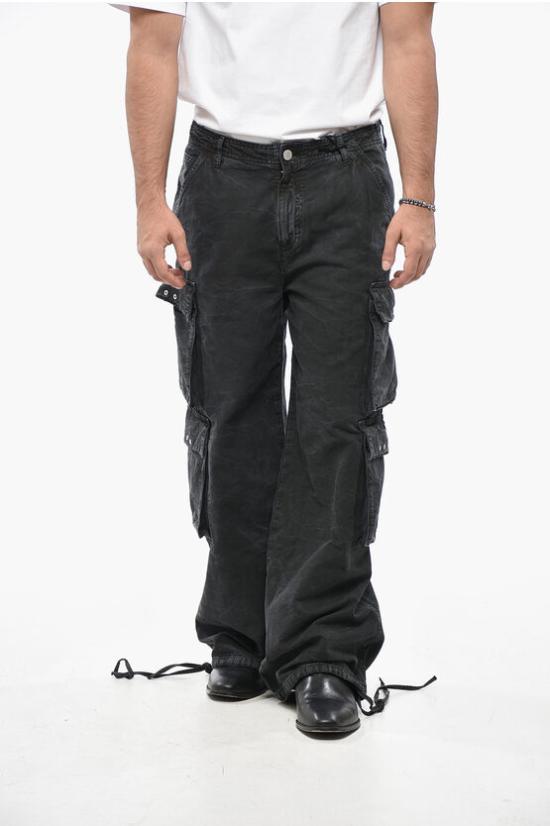  44레이블 카고 팬츠 B0030534FA408291 Black