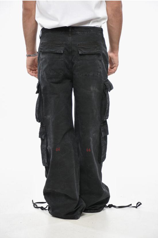  44레이블 카고 팬츠 B0030534FA408291 Black - 44 LABEL
