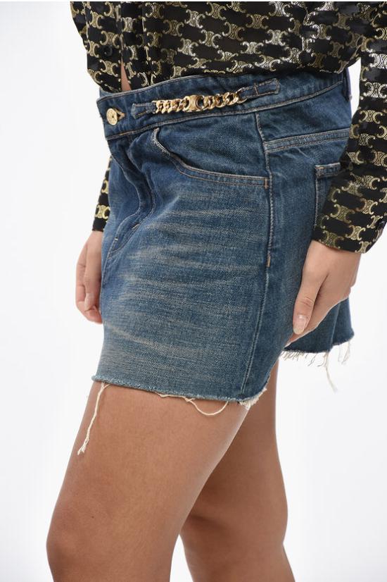  셀린느 데님 스커트 2S299107P 08DL Blue - CELINE