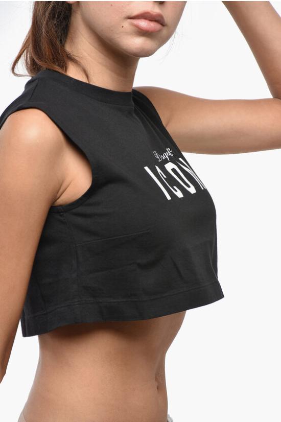  디스퀘어드2 민소매 티셔츠 S80NC0001S20694900 Black - DSQUARED2