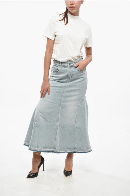  가니 데님 스커트 J1474 091 Blue - GANNI