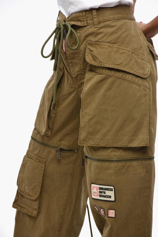  디스퀘어드2 스트레이트 팬츠 S75KB0351S78205726 Military Green - DSQUARED2