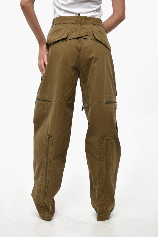  디스퀘어드2 스트레이트 팬츠 S75KB0351S78205726 Military Green - DSQUARED2
