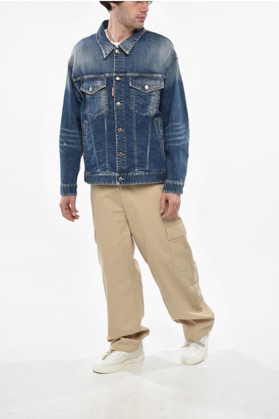  디스퀘어드2 데님 자켓 S80AM0036S30789470 Blue - DSQUARED2