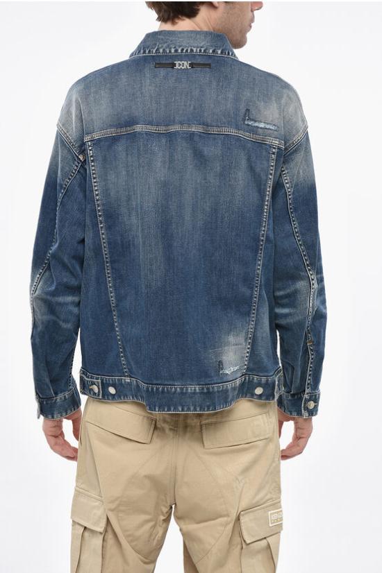  디스퀘어드2 데님 자켓 S80AM0036S30789470 Blue - DSQUARED2