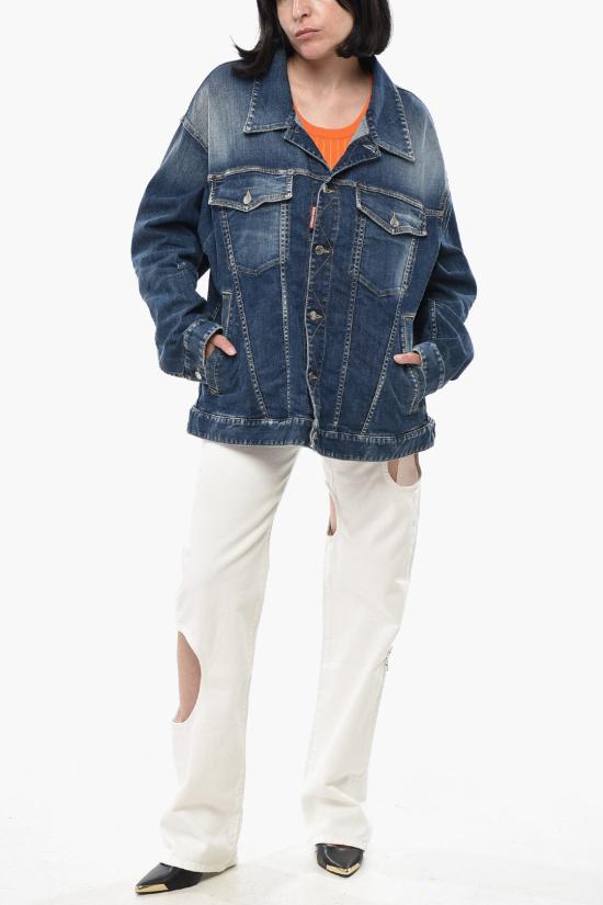  디스퀘어드2 데님 자켓 S80AM0036S30789470 Blue - DSQUARED2