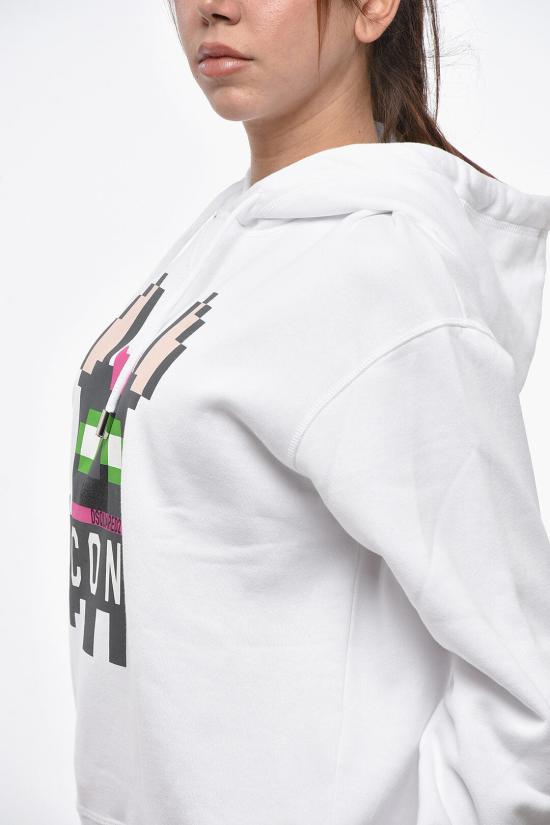  디스퀘어드2 후드 티셔츠 S80GU0095S25516100 White - DSQUARED2