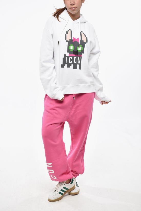  디스퀘어드2 후드 티셔츠 S80GU0095S25516100 White - DSQUARED2