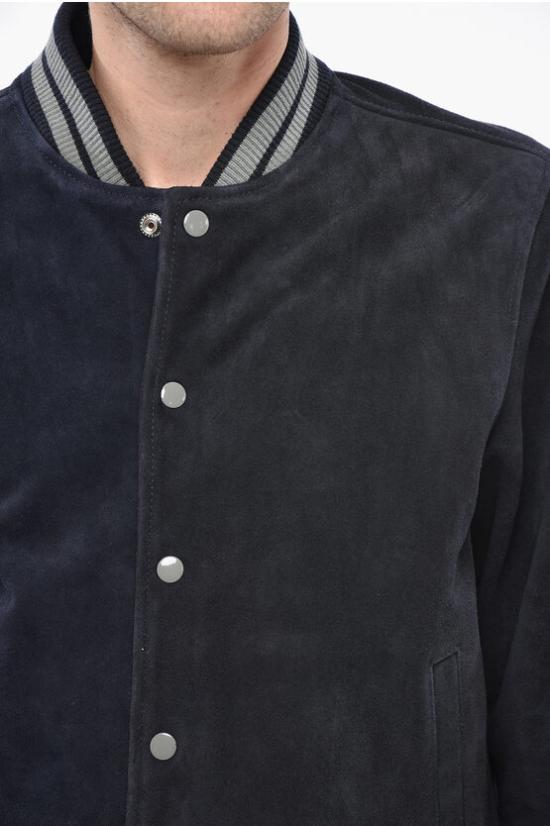  디젤 가죽 자켓 A15722 RLJBR 81E Blue - DIESEL