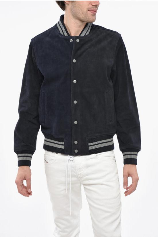  디젤 가죽 자켓 A15722 RLJBR 81E Blue