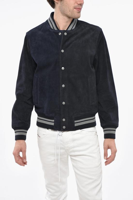  디젤 가죽 자켓 A15722 RLJBR 81E Blue