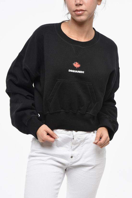  디스퀘어드2 긴팔 티셔츠 S75GU0490S25516900 Black