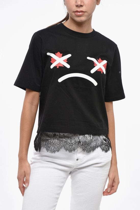  디스퀘어드2 반팔 티셔츠 S75GD0363S23009900 Black