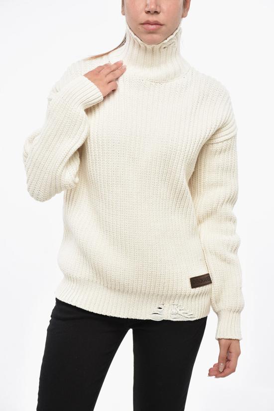  디스퀘어드2 터틀넥 S75HA1231S18299101 White