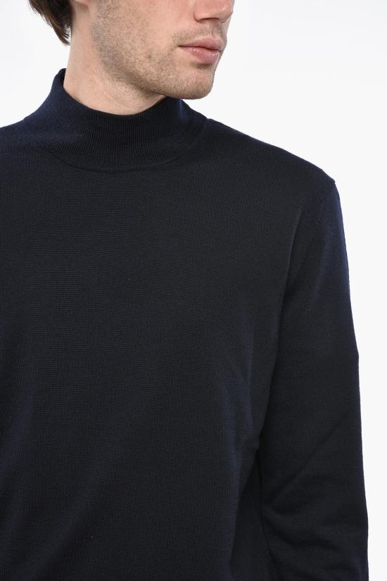  꼬르넬리아니 터틀넥 26M503 2625100 001 Blue - CORNELIANI