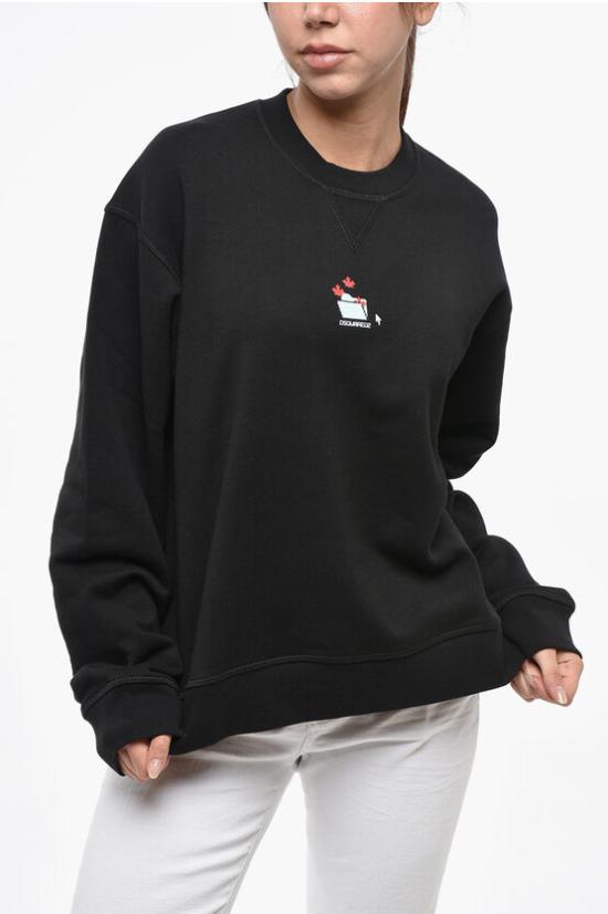  디스퀘어드2 긴팔 티셔츠 S75GU0493S25516900 Black