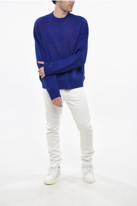  디젤 스웨터 A14921 0PHAW 89V Blue - DIESEL