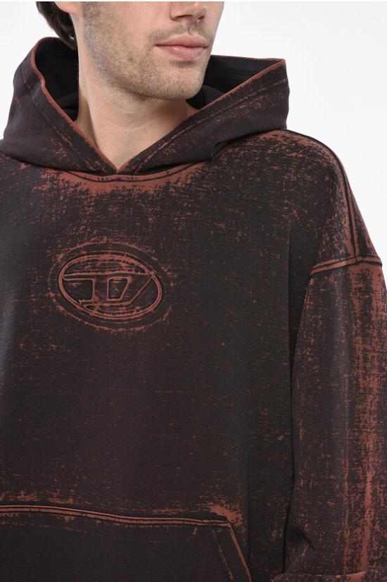  디젤 후드 티셔츠 A14972 0NMAZ 44RA Red - DIESEL