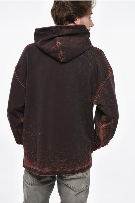  디젤 후드 티셔츠 A14972 0NMAZ 44RA Red - DIESEL