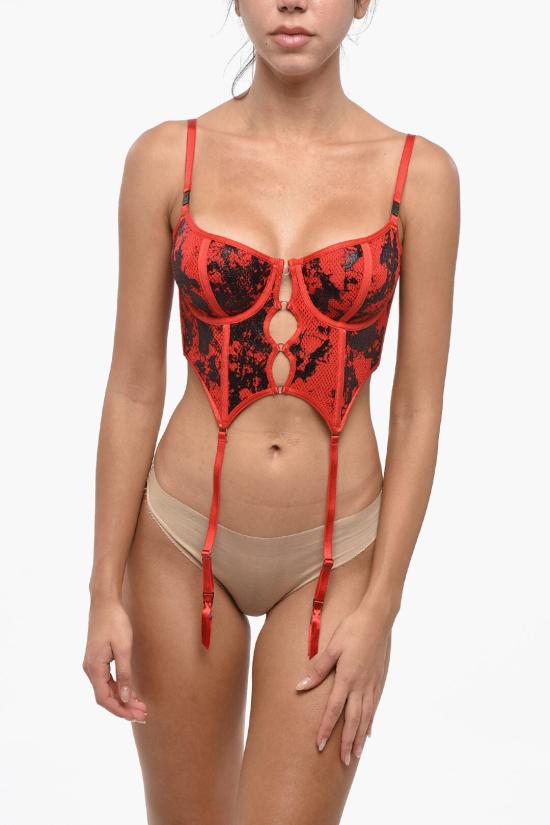  디젤 바디수트 티셔츠 A15615 0LKBZ E7066 Nero Rosso