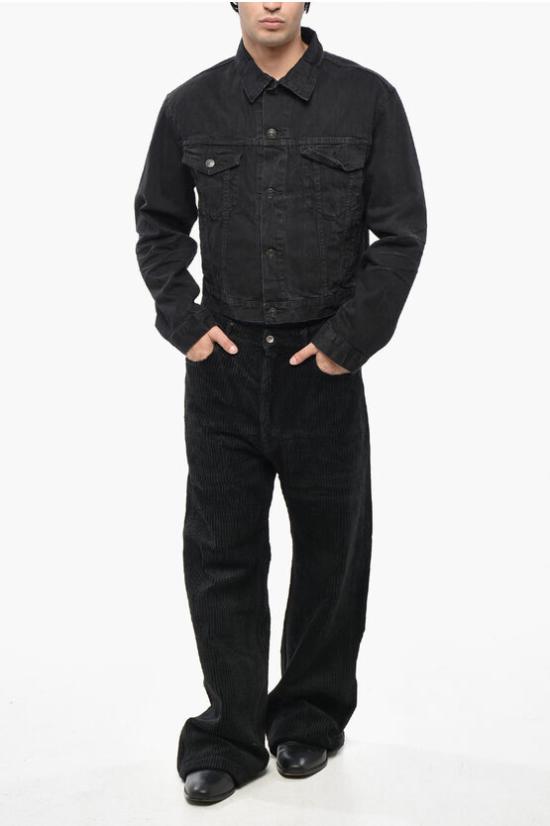  발렌시아가 데님 자켓 790869TQW54 1071 Black - BALENCIAGA