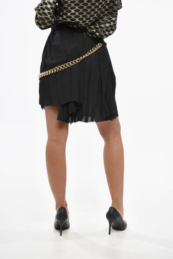  발렌시아가 숏 스커트 808788TGO08 1000 Black - BALENCIAGA