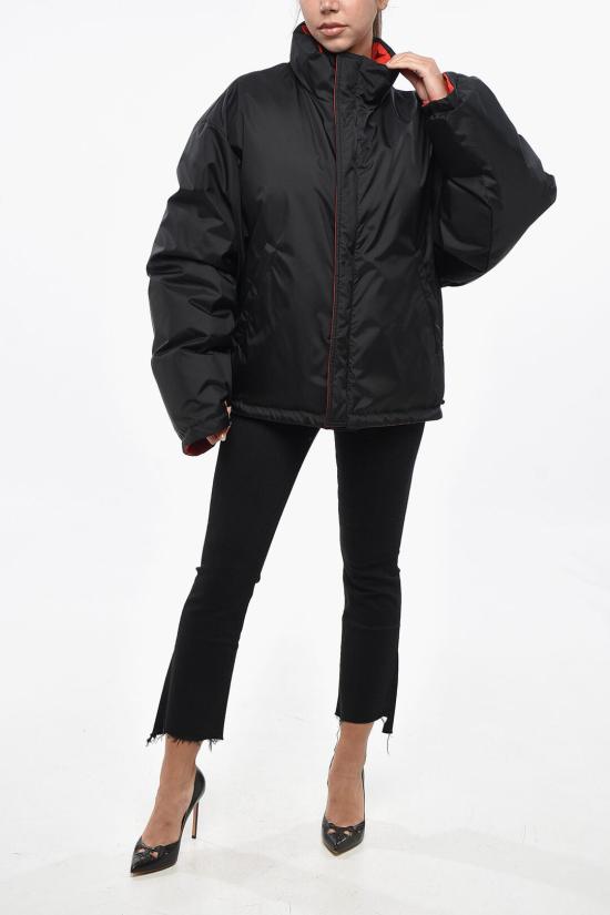  발렌시아가 숏패딩 808794TRO18 6400 Nero Rosso - BALENCIAGA