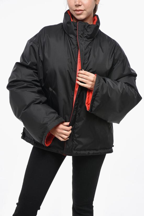  발렌시아가 숏패딩 808794TRO18 6400 Nero Rosso