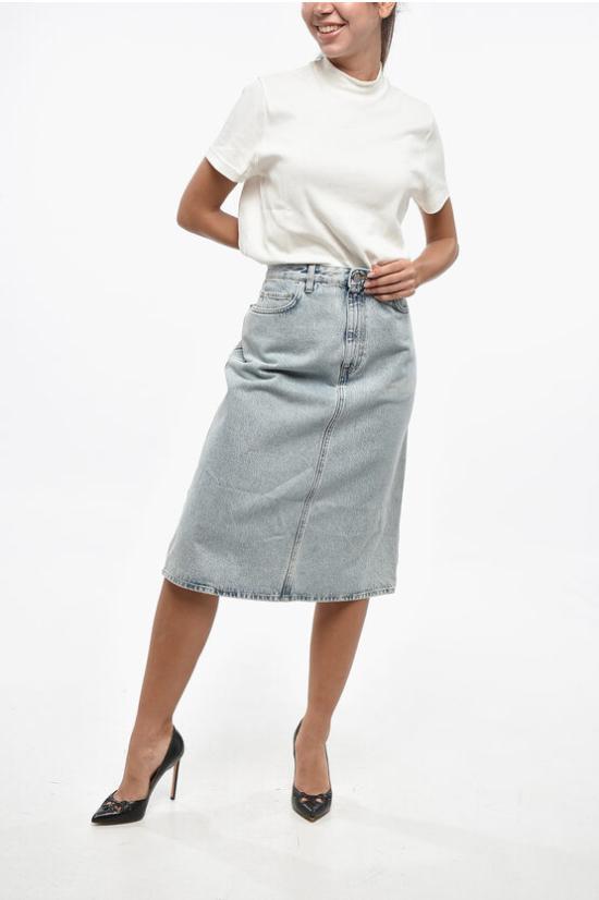  토템 데님 스커트 243 WRB0193 FB0045 184C Blue - TOTEME