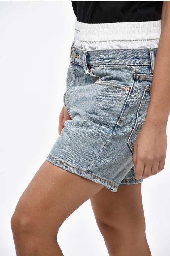  알렉산더 왕 데님 숏팬츠 4DC3244404 471A Blue - ALEXANDER WANG
