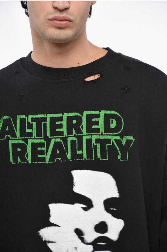  라프 시몬스 긴팔 티셔츠 222 M168 0099 Black - RAF SIMONS