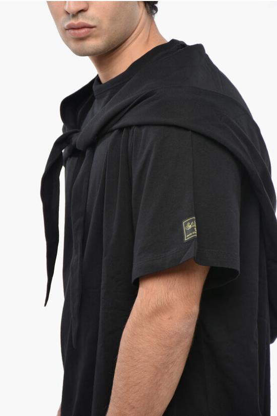  라프 시몬스 반팔 티셔츠 222 144 0099 Black - RAF SIMONS