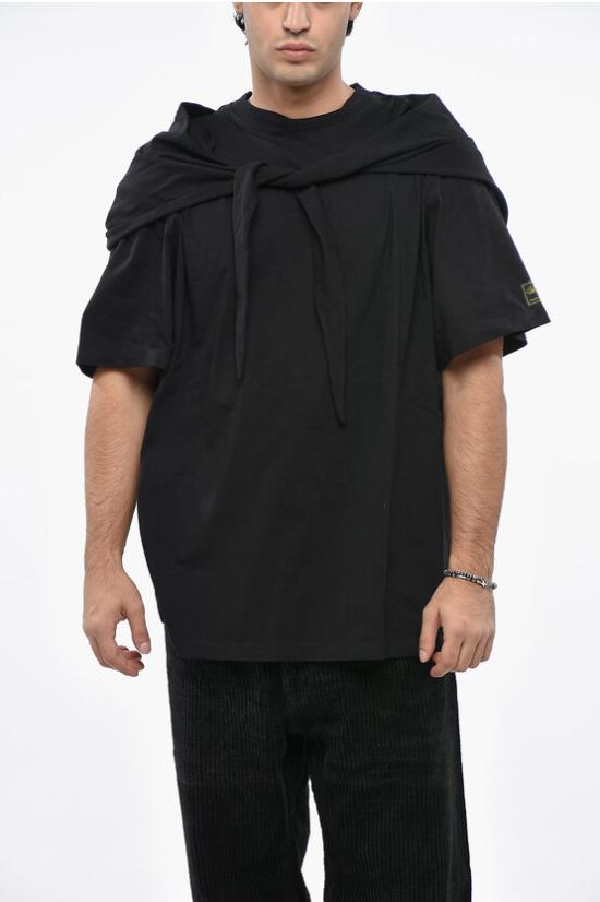  라프 시몬스 반팔 티셔츠 222 144 0099 Black