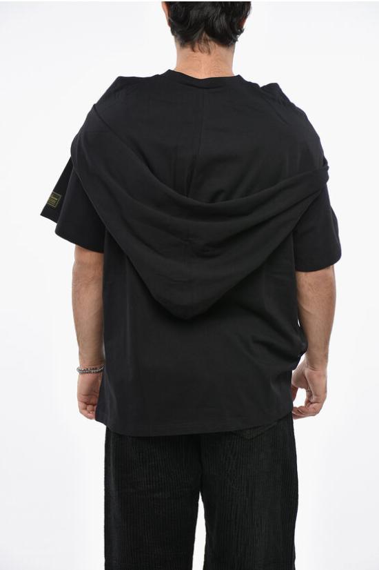  라프 시몬스 반팔 티셔츠 222 144 0099 Black - RAF SIMONS