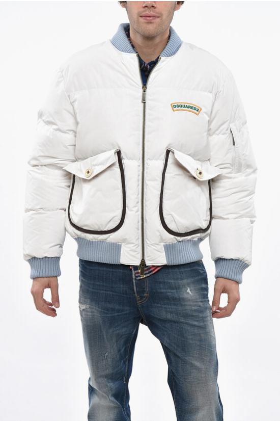  디스퀘어드2 숏패딩 S71AN0477S53353100 White