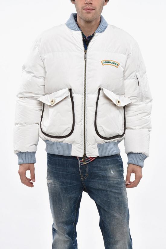  디스퀘어드2 숏패딩 S71AN0477S53353100 White